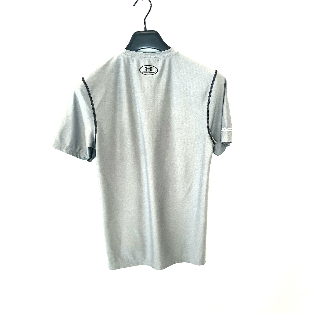 Under Armour Mens Gray Fitted Shirt Small - Picture 2 of 9
